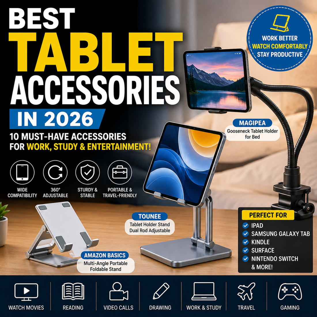 Best Bluetooth Keyboards in 2026: Top Wireless Keyboards for iPad, Tablets & Productivity