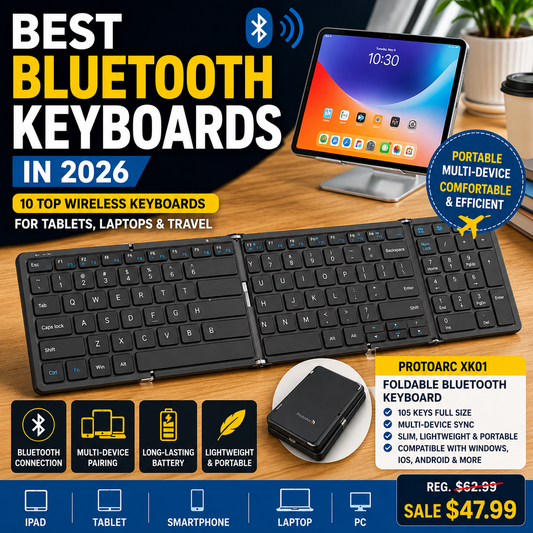 Best Bluetooth Keyboards in 2026 | Top Wireless Keyboards for iPad, Tablets, Laptops & Travel
