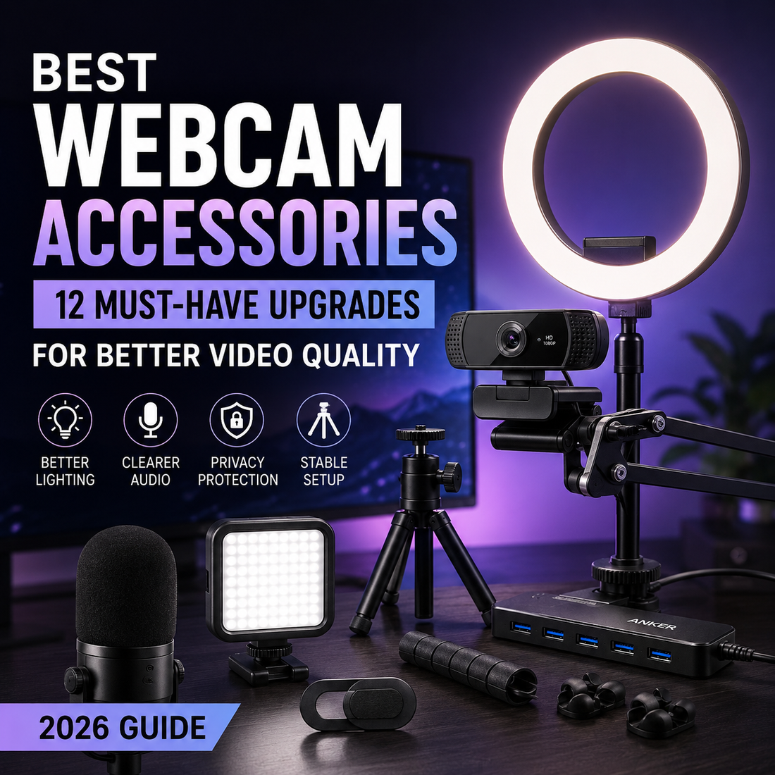 Best Webcam Accessories in 2026 | Top Accessories for Streaming, Gaming &amp; Video Calls
