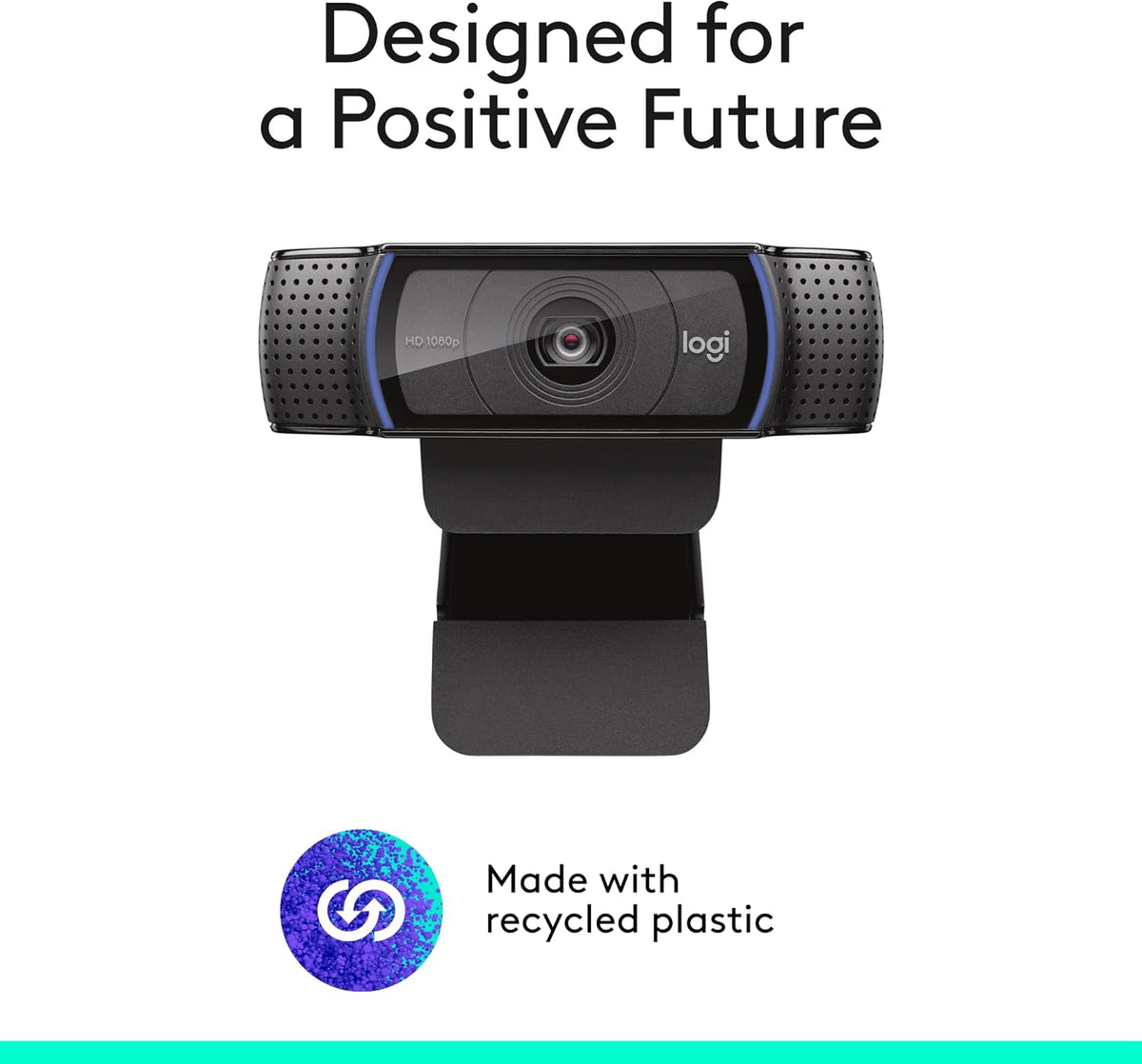 Logitech C920X HD Pro PC Webcam Full 1080P/30Fps Video - Black