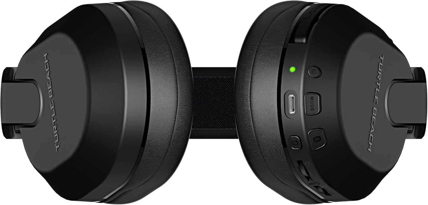 Turtle Beach Stealth 500 Wireless Amplified Gaming Headset for PS5, PS4, PC, & Mobile – 40-Hr Battery, Bluetooth, Memory Foam Cushions, Flip-To-Mute Mic, EQ Presets, Companion App – Black