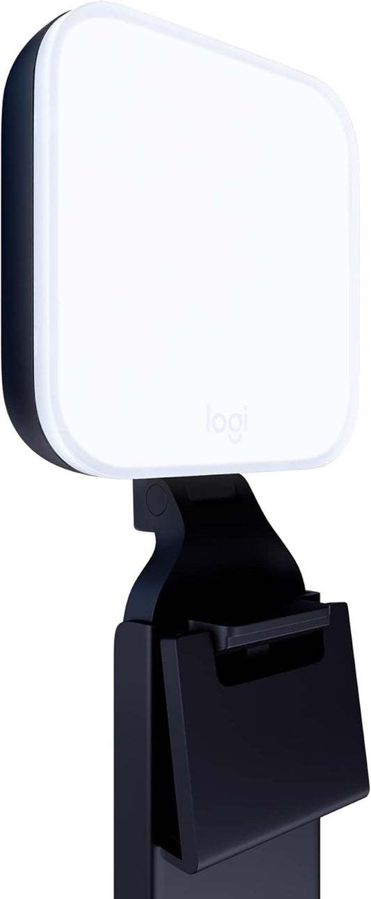 Logitech for Creators Litra Glow Premium LED Streaming Light with Truesoft- Computer Lighting for Video Conferencing, Zoom Meetings, with Adjustable Mount and Desktop App Control for Pc/Mac - Graphite