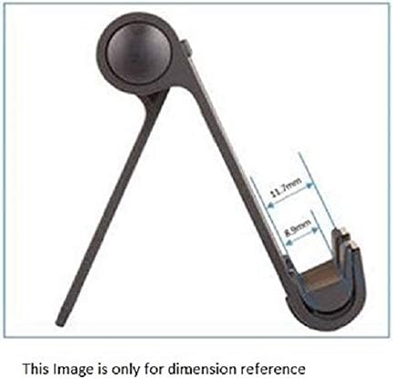 Amazon Basics Multi-Angle Portable Foldable Stand for Tablets, E-Readers and Phones, Non-Slip Desktop Holder for Ipads, Iphones, Kindles, Hands-Free Viewing - Silver