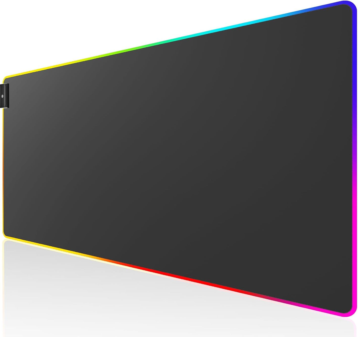 KTRIO Large Gaming Mouse Pad Desk Mat for Gamer, 31.5" X 11.8", Black | Superior Micro-Weave Cloth for Precise Control, Non-Slip Rubber Base, Durable Stitched Edges, Water-Resistant Coating