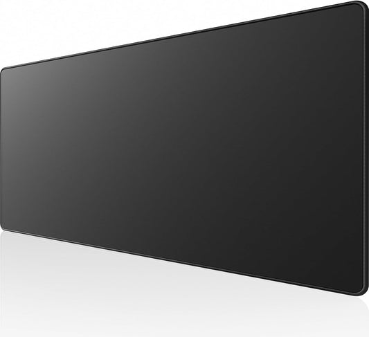 KTRIO Large Gaming Mouse Pad Desk Mat for Gamer, 31.5" X 11.8", Black | Superior Micro-Weave Cloth for Precise Control, Non-Slip Rubber Base, Durable Stitched Edges, Water-Resistant Coating
