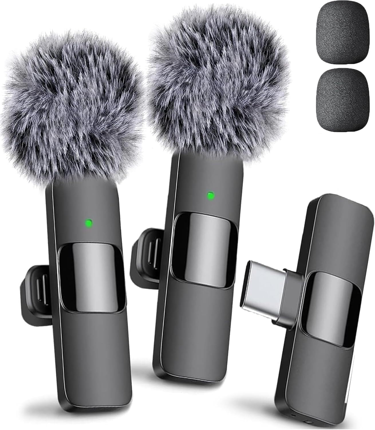 Mini Mic Pro (Latest Model – #1 Microphone for Iphone & Android, Wireless Mini Microphone, Clear Voice, Noise Cancelling, Lavalier Mic for Tiktok, Youtube & Interviews