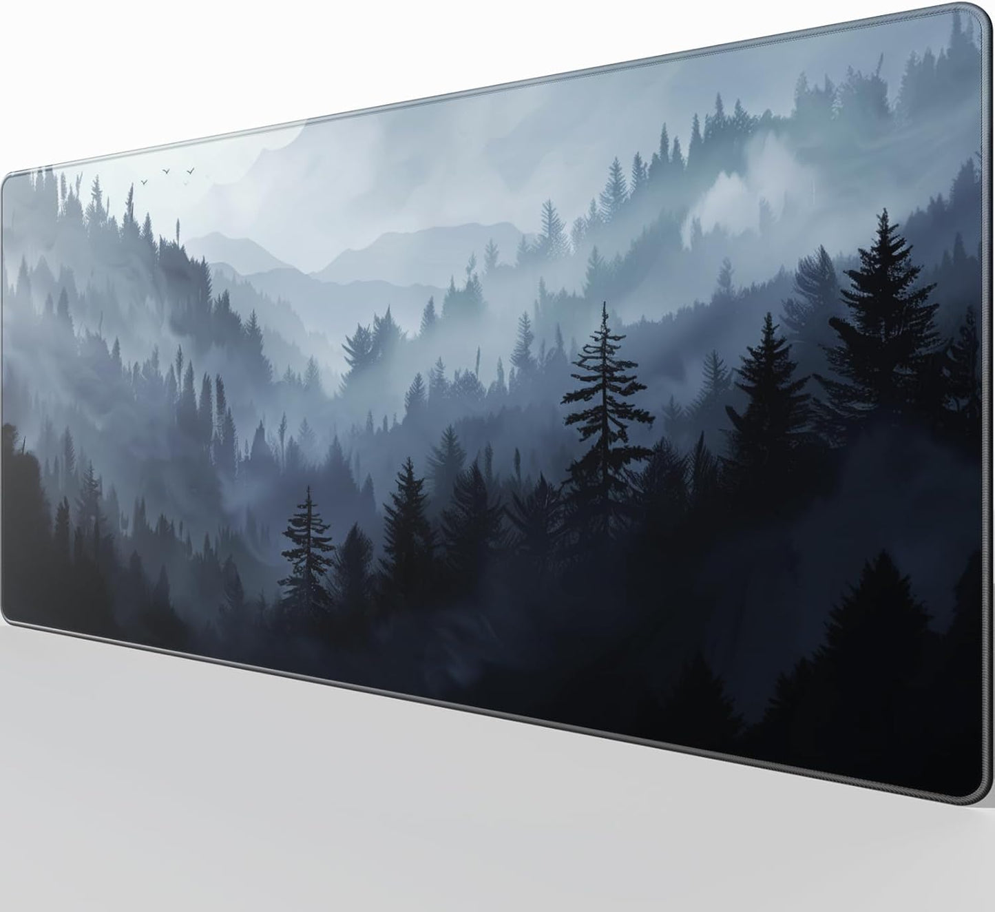 KTRIO Large Gaming Mouse Pad Desk Mat for Gamer, 31.5" X 11.8", Black | Superior Micro-Weave Cloth for Precise Control, Non-Slip Rubber Base, Durable Stitched Edges, Water-Resistant Coating