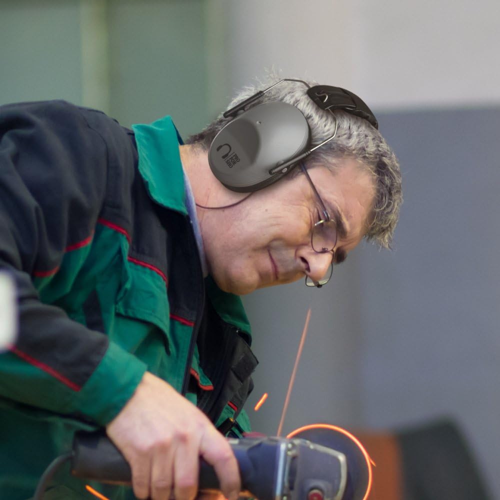 Pro for Sho 34Db NRR Hearing Protection Ear Muffs – Highest NRR Compact Design Ear Protection for Loud Events & Sensory Use