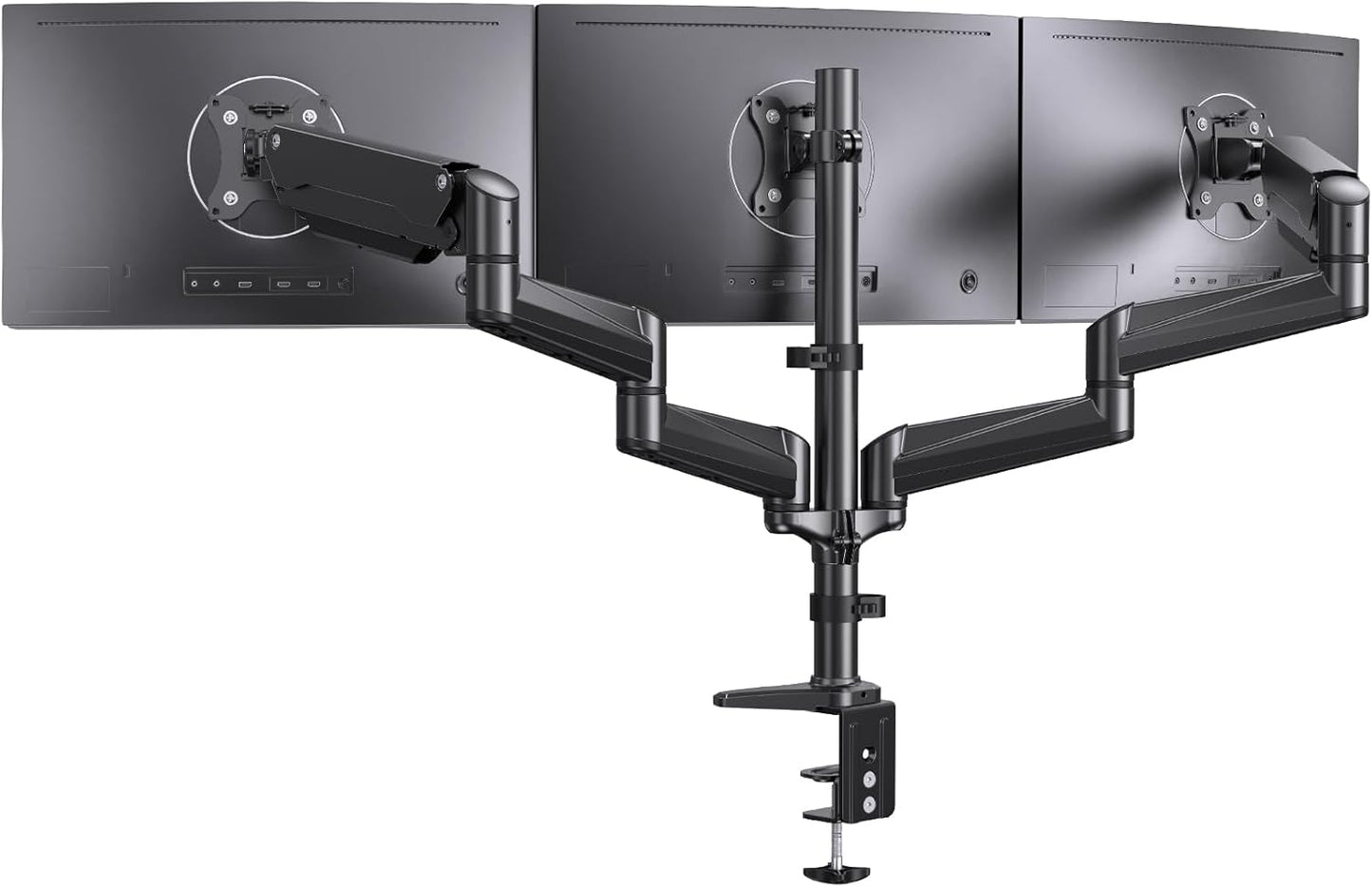 Ergear Single Monitor Arm, Fully Adjustable Monitor Mount for 13–34 Inch Screens, Fast Install Computer Monitor Stand with Tool-Free VESA Mount, Cable Management, Holds 19.8 Lbs, Max VESA 100X100Mm
