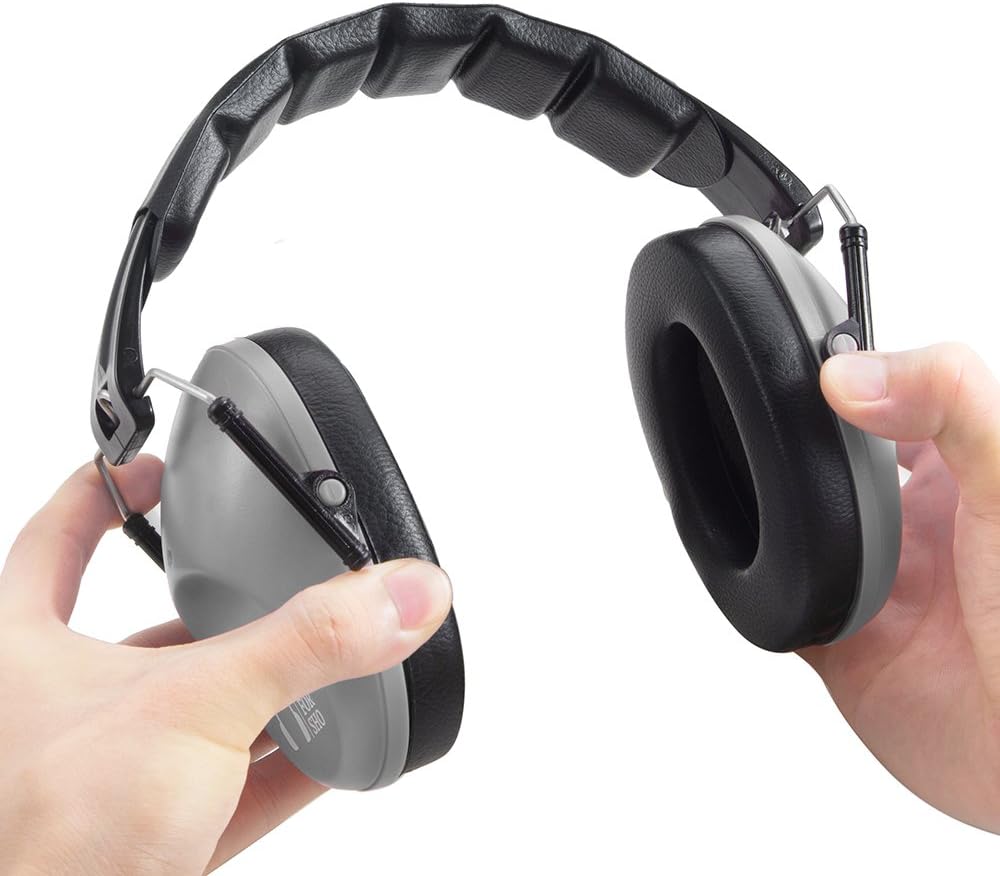 Pro for Sho 34Db NRR Hearing Protection Ear Muffs – Highest NRR Compact Design Ear Protection for Loud Events & Sensory Use