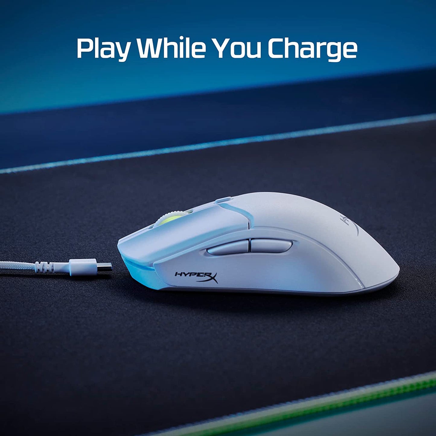 Hyperx Pulsefire Haste 2 – Wireless Gaming Mouse- Ultra Lightweight, 61G, 100 Hour Battery Life, Dual Wireless Connectivity, Precision Sensor - Black