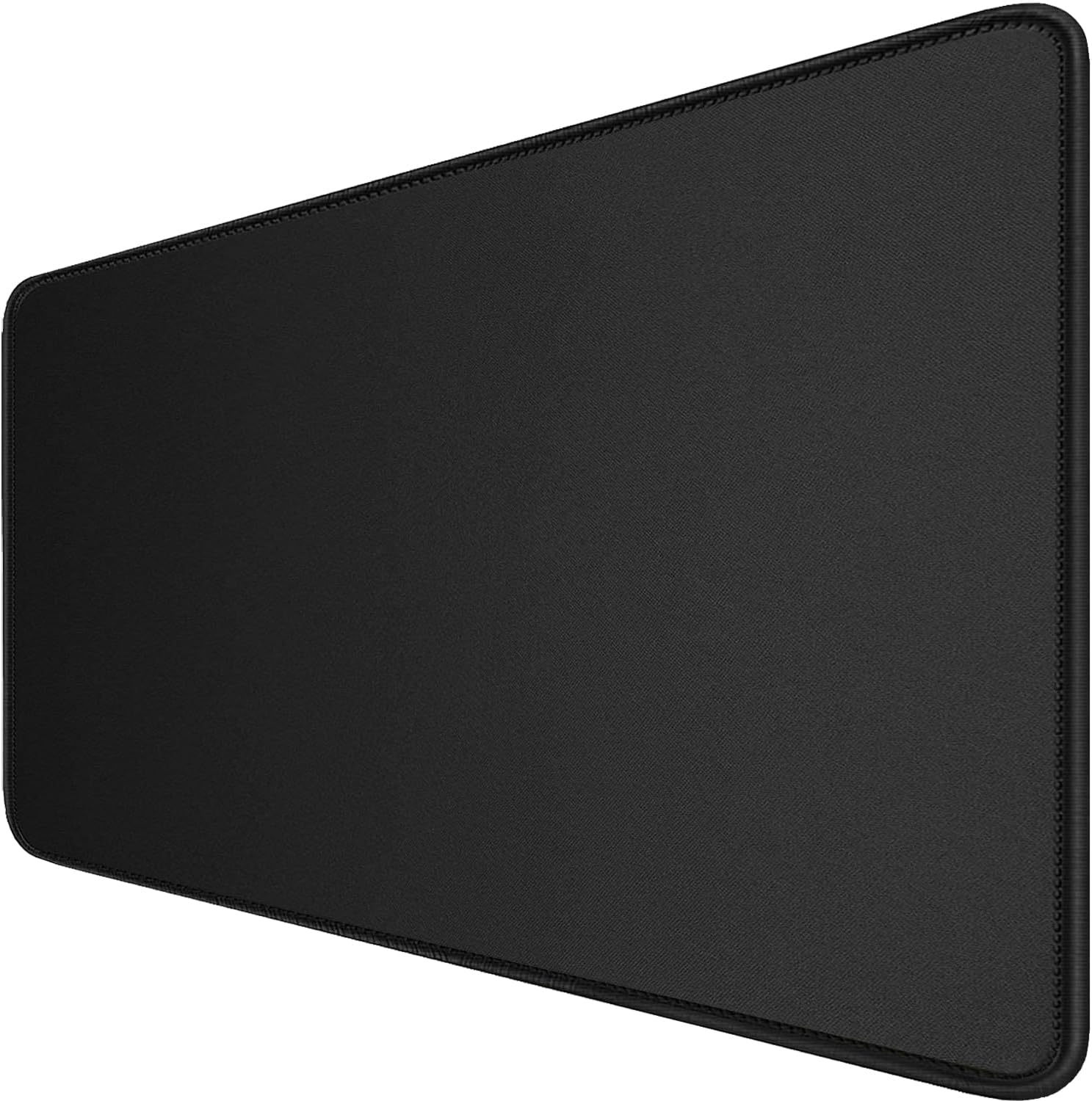 Large Mouse Pad, (31.5X11.8In) Durable Non-Slip Natural Rubber Base Desk Mousepad with Stitched Edges, Waterproof Computer Keyboard Pad Mat for Esports Pros/Gamer/Desktop/Office/Home - Black