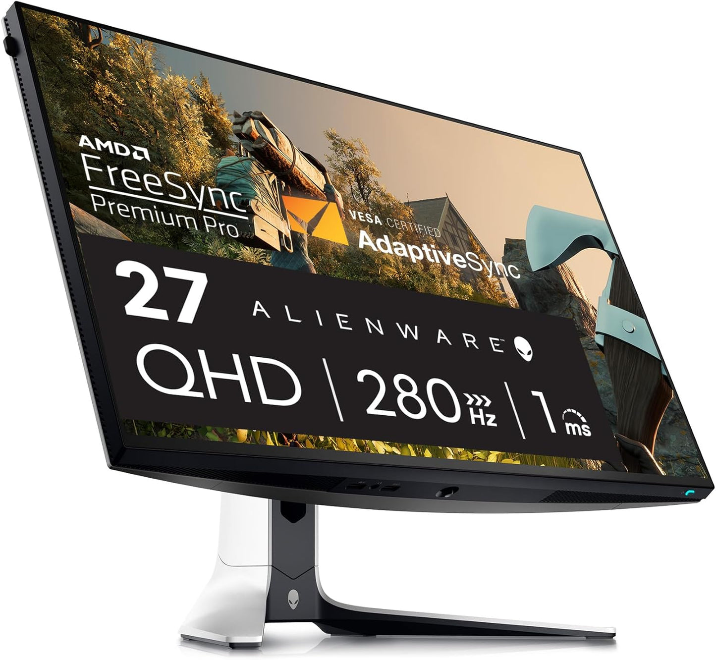 Alienware 27 Gaming Monitor - AW2725DM - 27-Inch QHD 180Hz 1Ms Display, IPS, NVIDIA G-SYNC, AMD Freesync, VESA Adaptivesync.