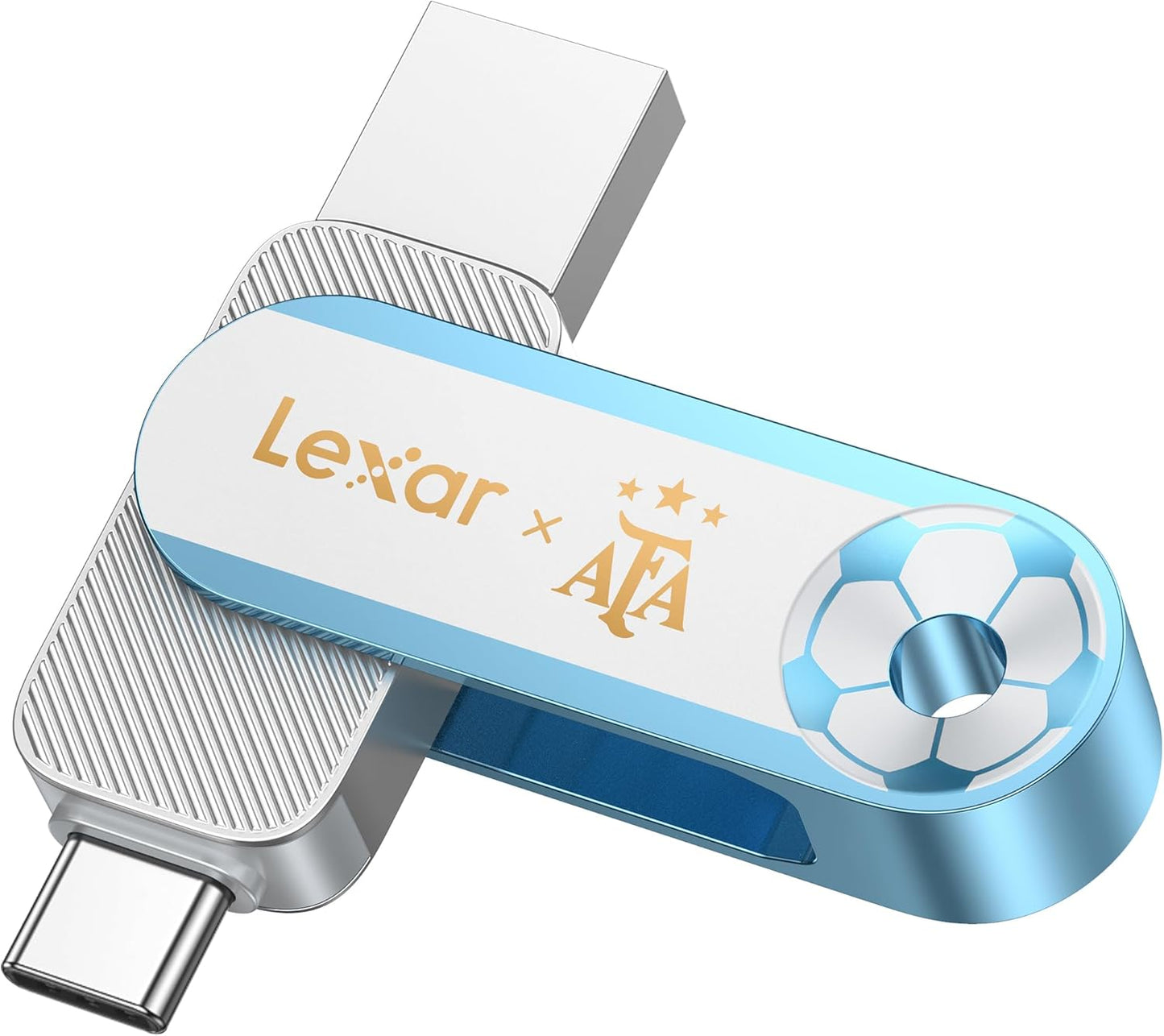 Lexar 256GB Solid State Dual Drive D500 USB 3.2 Gen 1, for USB Type-C/Usb Type-A Devices, up to 400Mb/S Read, Compatible with Iphone 15/16/17 Series, Android, Tablet, PC and Mac (LJDD500256G-BNQNU)