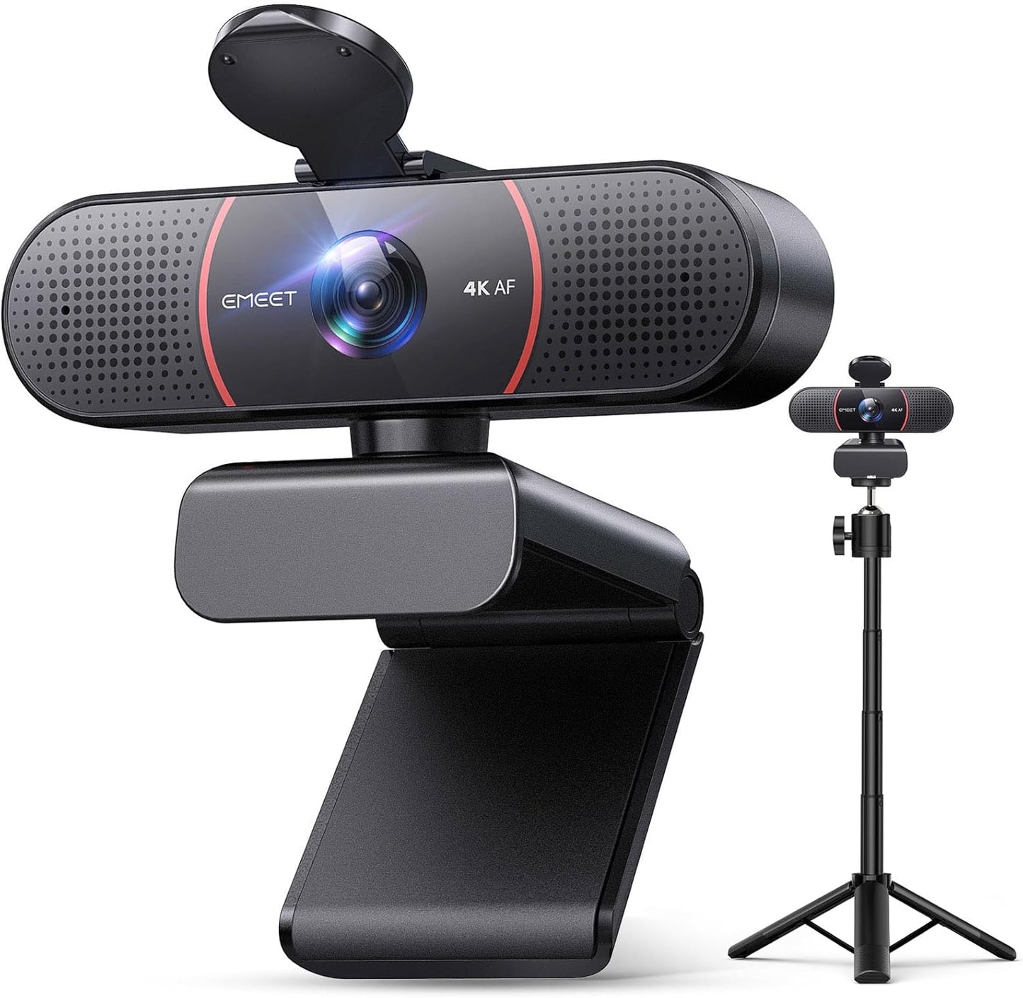 EMEET C960 1080P Webcam with Microphone, 2 Mics, 90° FOV, USB Type-A & A-To-C Adapter, Fixed Focus, Plug&Play Computer Camera for Zoom/Teams/Facetime/Youtube/Google Meet/Switch 2 Camera, 2025 Version