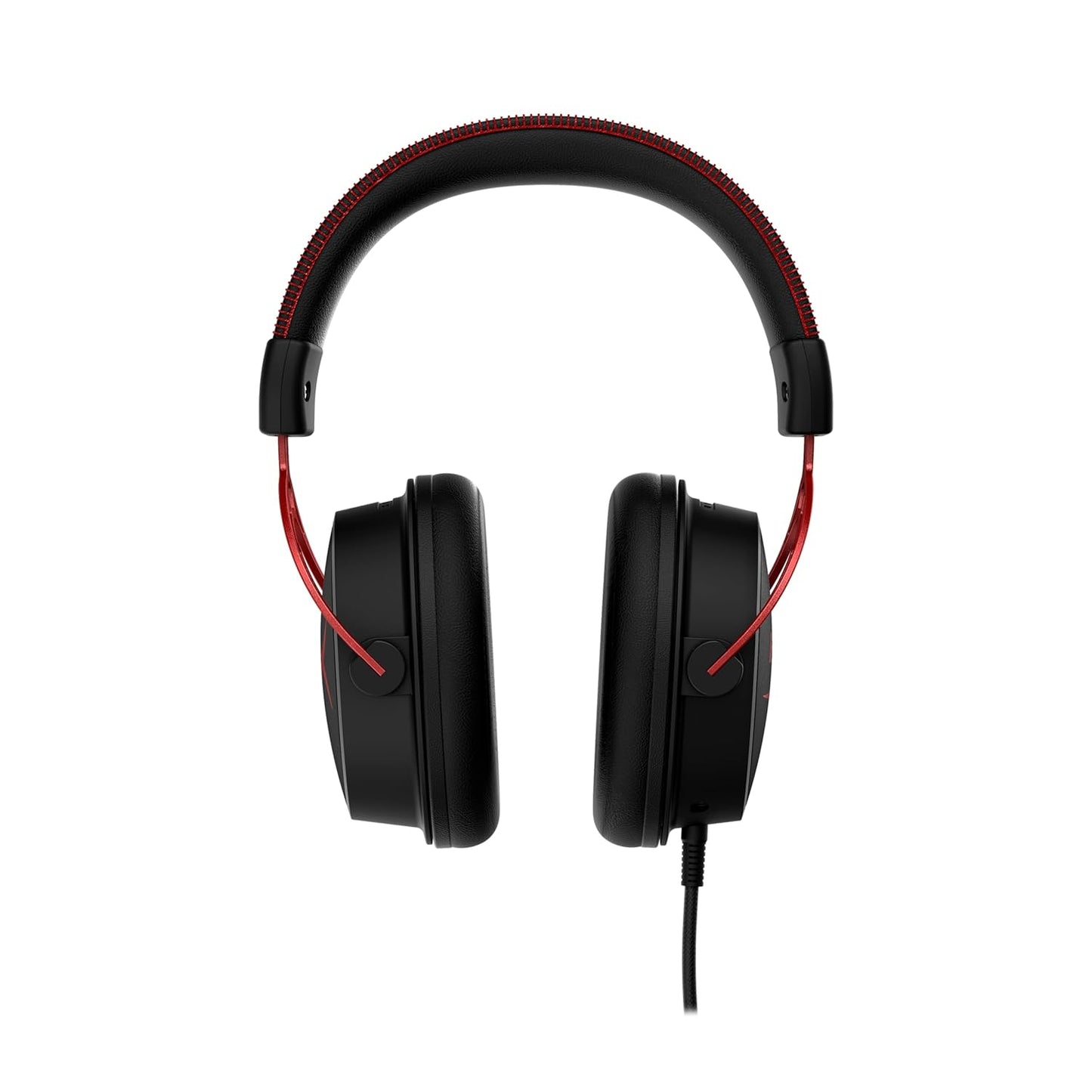 Hyperx Cloud Alpha - Gaming Headset, Dual Chamber Drivers, Legendary Comfort, Aluminum Frame, Detachable Microphone, Works on PC, PS4, PS5, Xbox One, Xbox Series X|S, Nintendo Switch and Mobile – Red | Dual-Chamber 50 Mm Drivers for Reduced Distortion, Durable Aluminum Frame, Memory-Foam Ear Cushions with Premium Leatherette