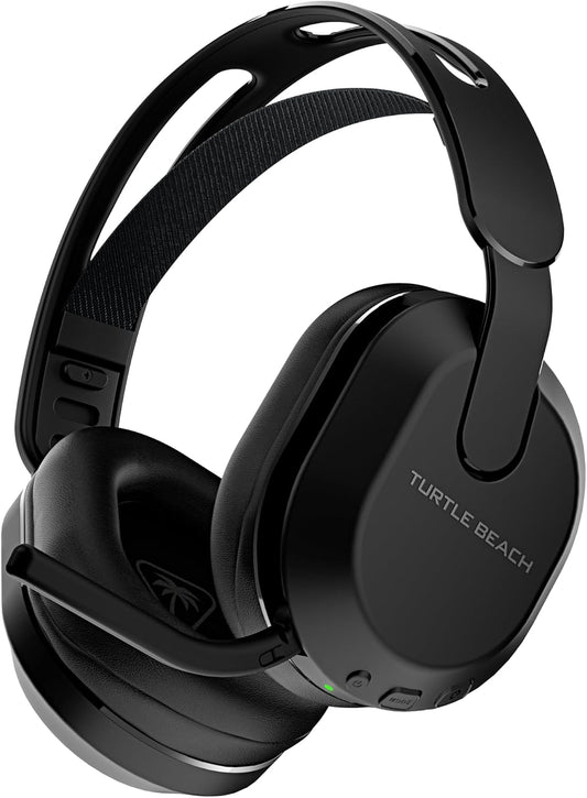 Turtle Beach Stealth 500 Wireless Amplified Gaming Headset for PS5, PS4, PC, & Mobile – 40-Hr Battery, Bluetooth, Memory Foam Cushions, Flip-To-Mute Mic, EQ Presets, Companion App – Black