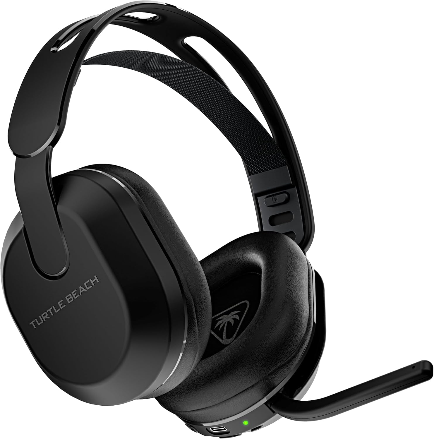 Turtle Beach Stealth 500 Wireless Amplified Gaming Headset for PS5, PS4, PC, & Mobile – 40-Hr Battery, Bluetooth, Memory Foam Cushions, Flip-To-Mute Mic, EQ Presets, Companion App – Black