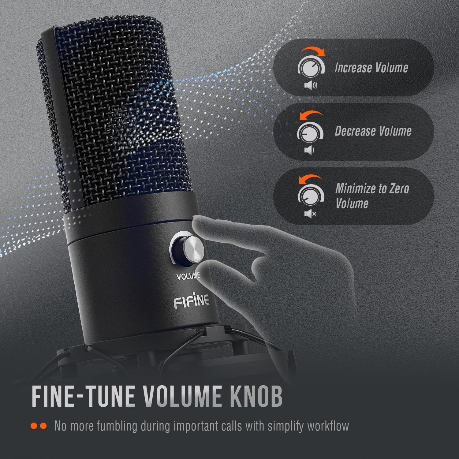 FIFINE Studio Condenser USB Microphone Computer PC Microphone Kit with Adjustable Boom Arm Stand Shock Mount for Instruments Voice Overs Recording Podcasting Youtube Vocal Gaming Streaming-T669