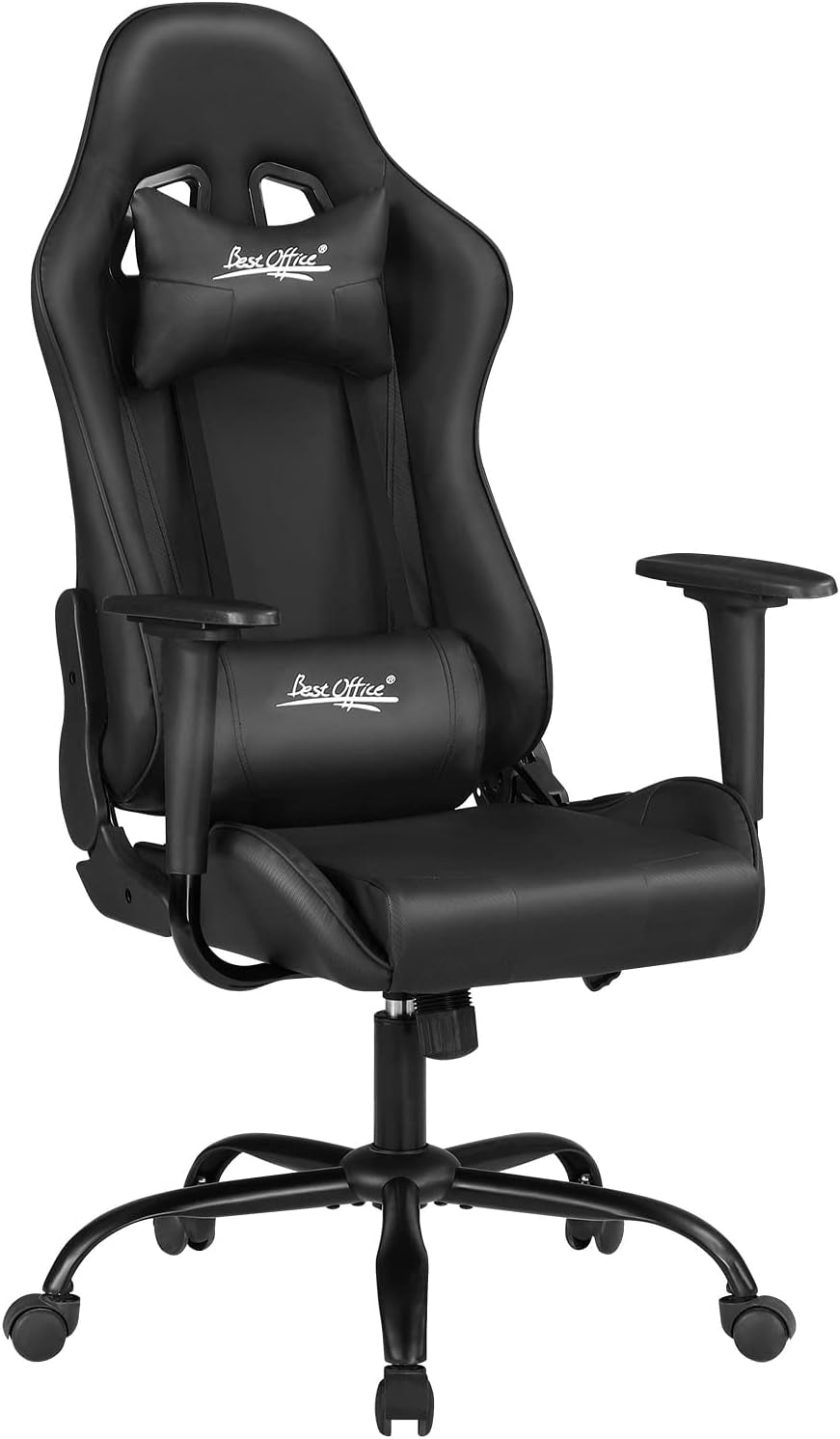 Bestoffice Ergonomic Gaming Chair for Adults, Video Game Chair, White