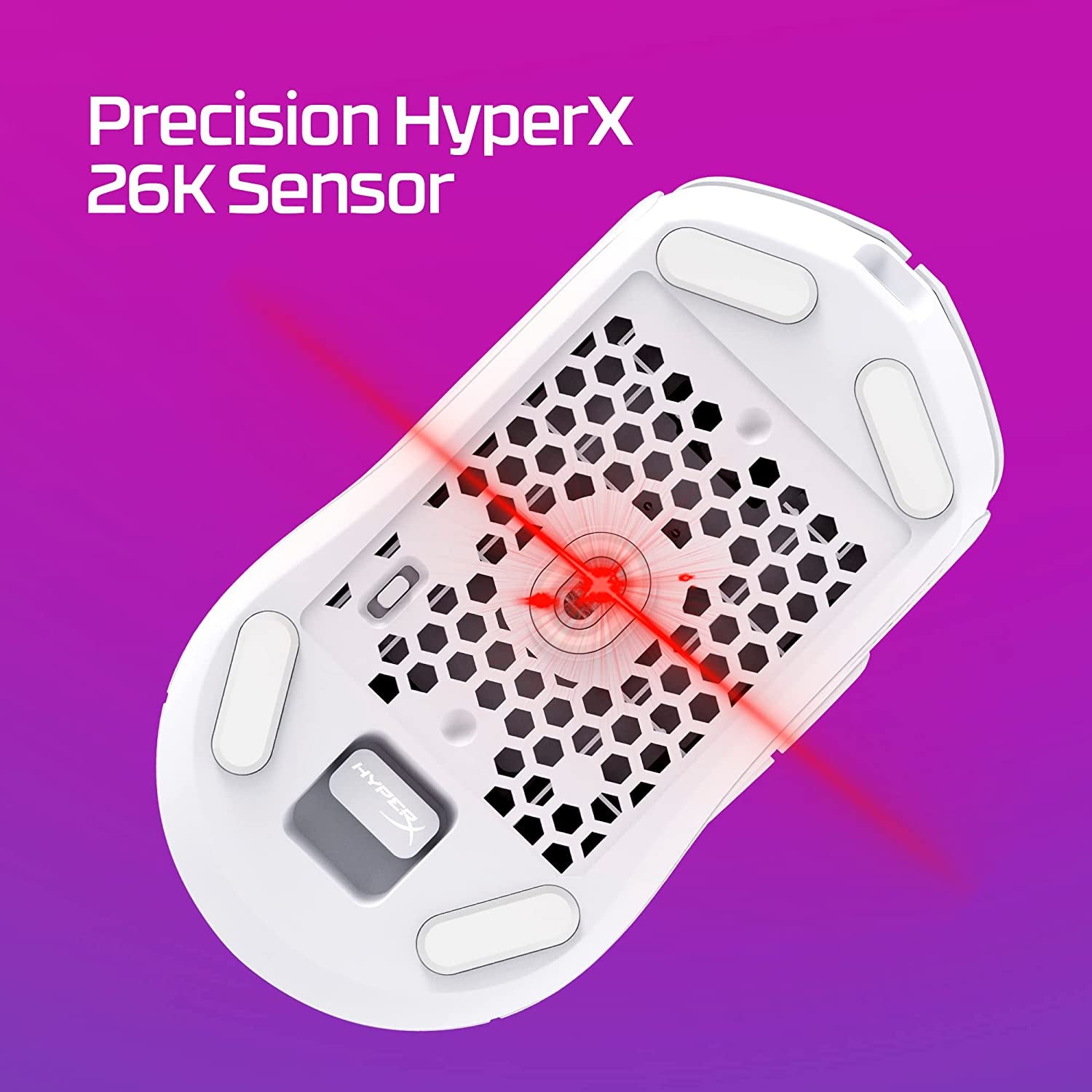 Hyperx Pulsefire Haste 2 – Wireless Gaming Mouse- Ultra Lightweight, 61G, 100 Hour Battery Life, Dual Wireless Connectivity, Precision Sensor - Black