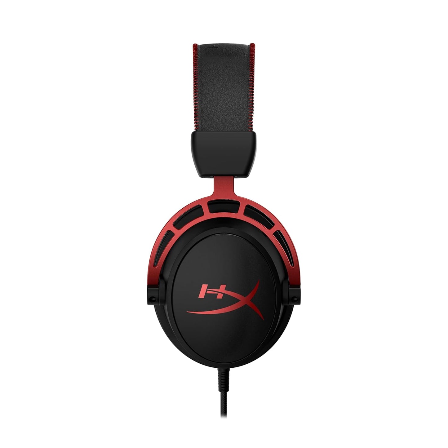 Hyperx Cloud Alpha - Gaming Headset, Dual Chamber Drivers, Legendary Comfort, Aluminum Frame, Detachable Microphone, Works on PC, PS4, PS5, Xbox One, Xbox Series X|S, Nintendo Switch and Mobile – Red | Dual-Chamber 50 Mm Drivers for Reduced Distortion, Durable Aluminum Frame, Memory-Foam Ear Cushions with Premium Leatherette
